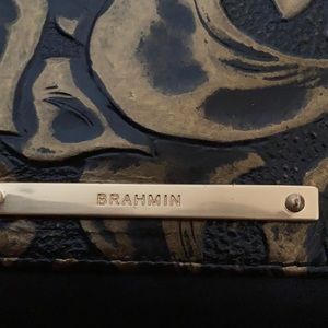 Brahmin Wallet black and gold